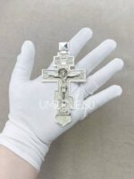 Крест иерейский серебряный без цепи (h 122 мм.) — изображение 5