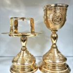 Евхаристический набор комбинированный с потиром на 0,5 литра.