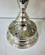 Евхаристический набор комбинированный с частичной позолотой и с чернением и потиром на 0,75  л. (7 предметов с лжицей) — изображение 4