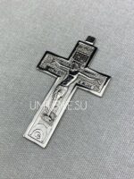 Крест наперсный латунный в никелировании