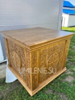 Облачение на престол дубовое 1200х1200х1050 мм.