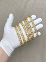 Цепь церковная латунная в никелировании и позолоте — изображение 4