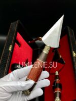 Набор копие "Венге, Падук" 3 предметный в кожаном футляре — изображение 5
