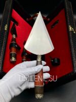 Набор копие "Венге, Падук" 3 предметный в кожаном футляре — изображение 6
