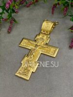 Крест наперсный иерейский серебряный в позолоте — изображение 2