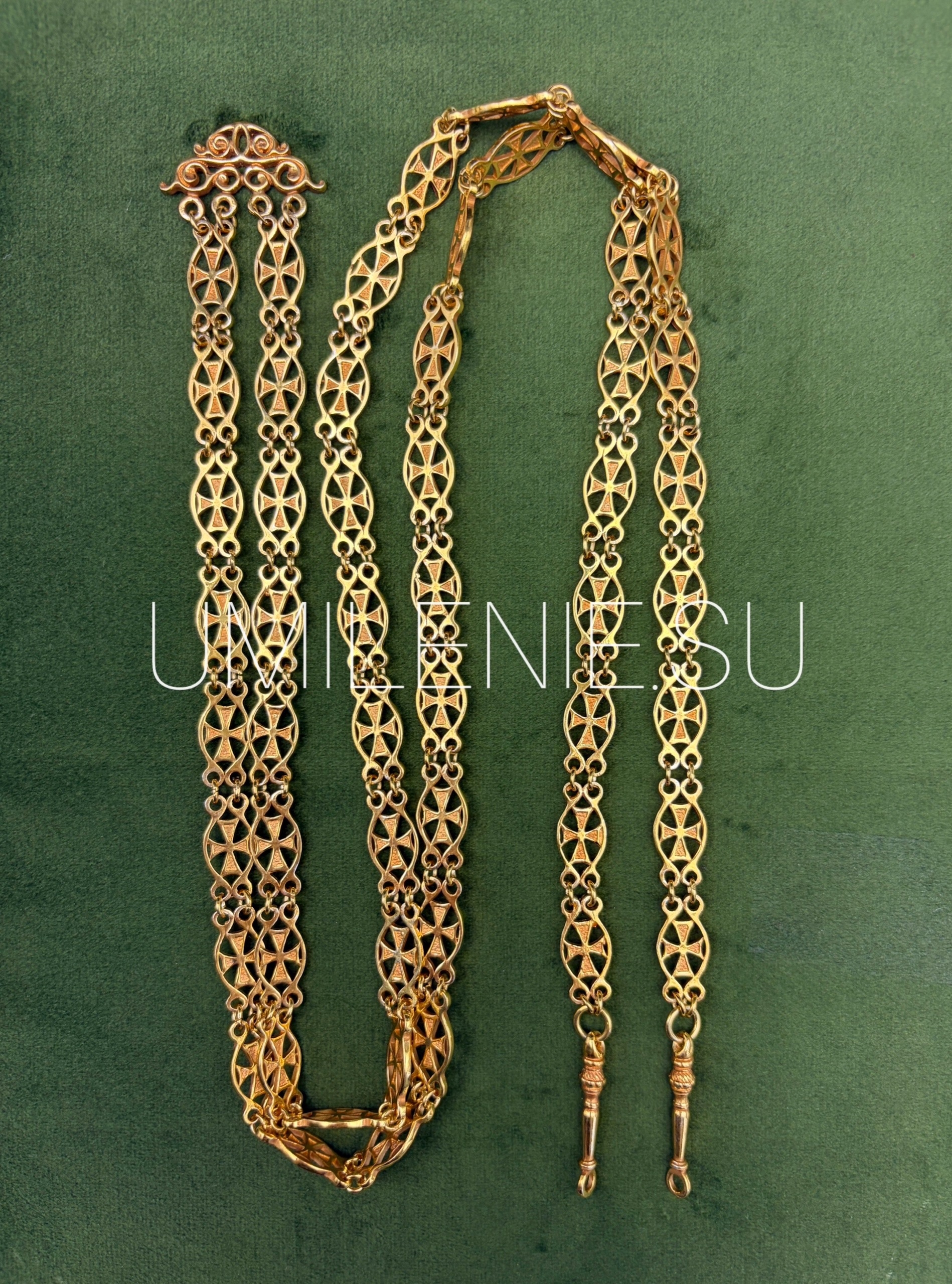 mVuOCSO8jM42BeUsd1MT-am316wpRofeEX4lnL8WvciBEeTBZGvrIXSMuGuy2Zpsd2KKnP3sMZtpVQOxMjb825zi Цепь церковная латунная в позолоте — изображение 1
