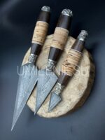 Набор копие в футляре (3 шт) ст. дамаск (Венге, Береста) — изображение 4