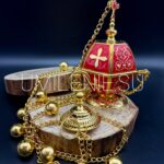 Шестигранное кадило из ювелирного сплава с эмалью (Производство фабрики Китай)
