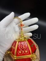 Шестигранное кадило из ювелирного сплава с эмалью (Производство фабрики Китай) — изображение 2